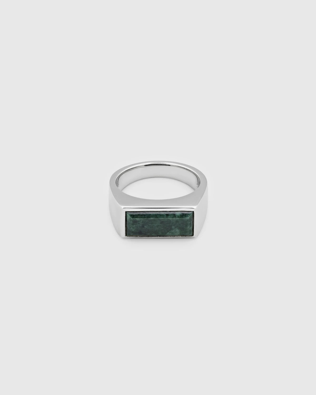 TOMWOOD Peaky Ring Green Marble