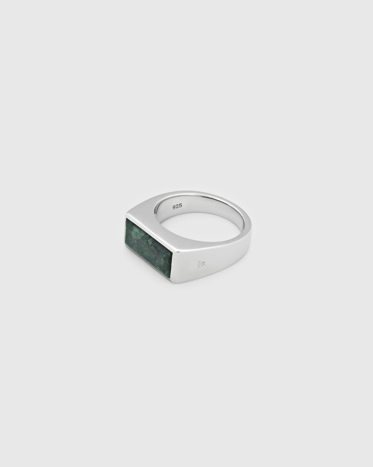 TOMWOOD Peaky Ring Green Marble