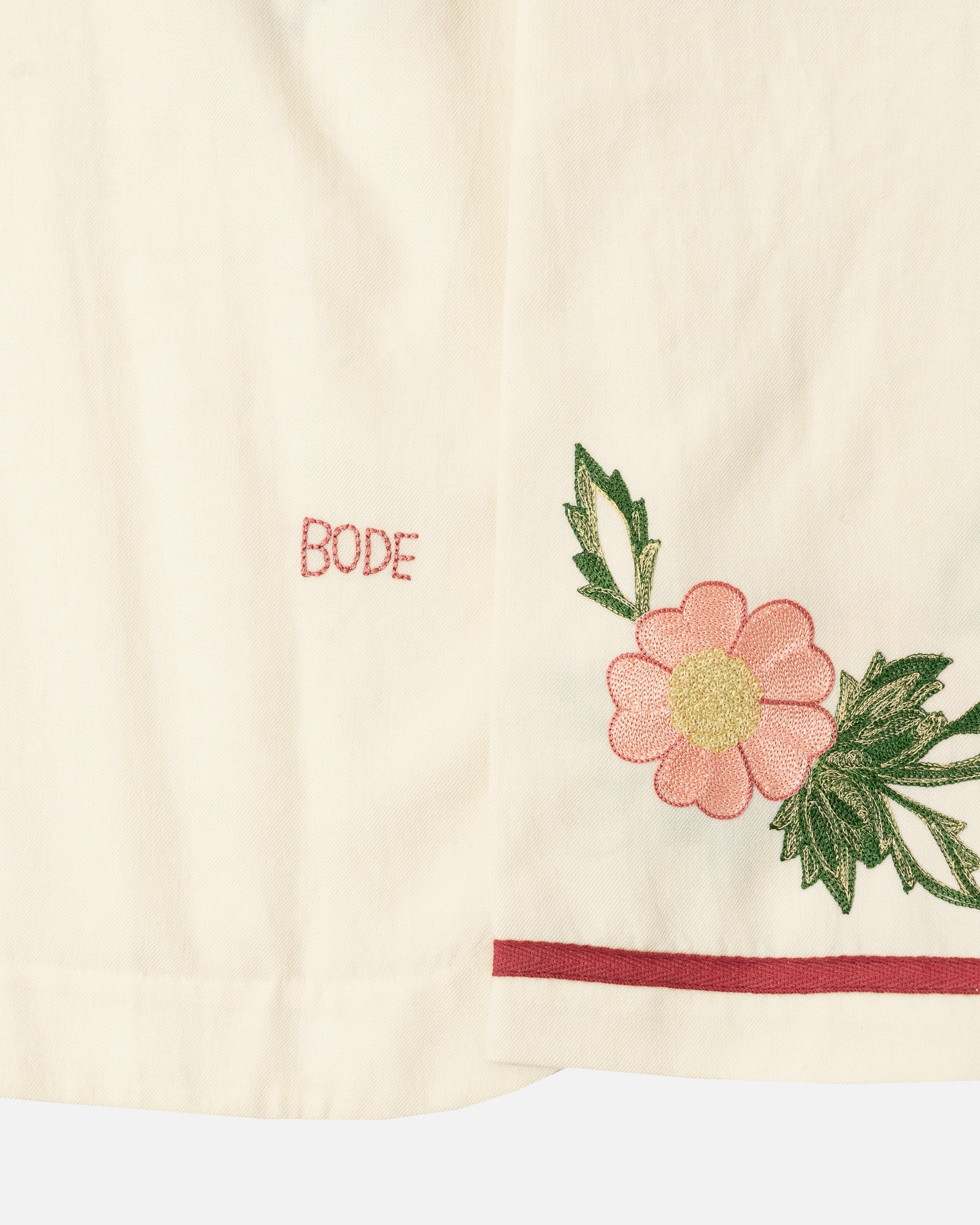 BODE Prairie Rose Overshirt Ecru