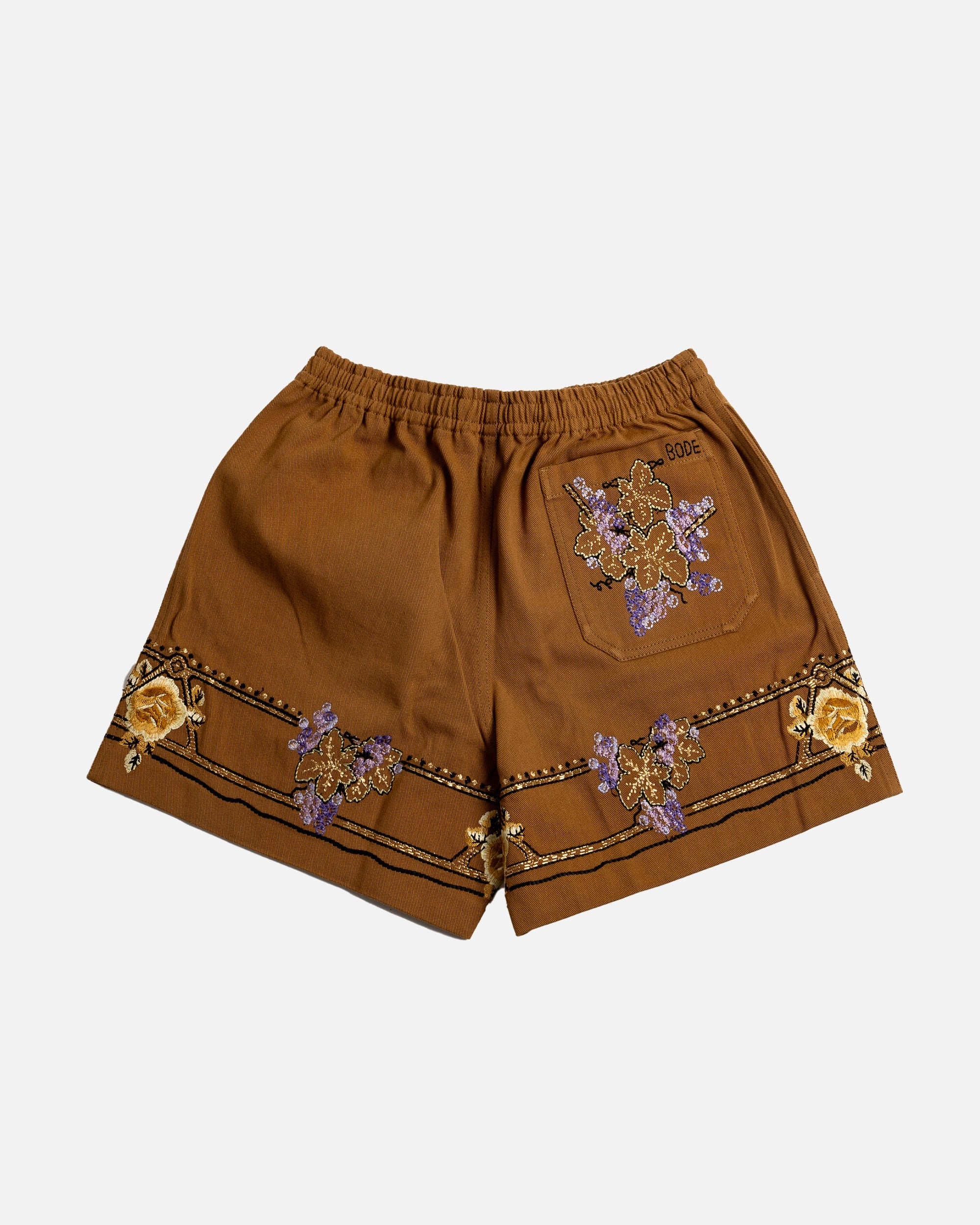 BODE Autumn Royal Shorts Brown