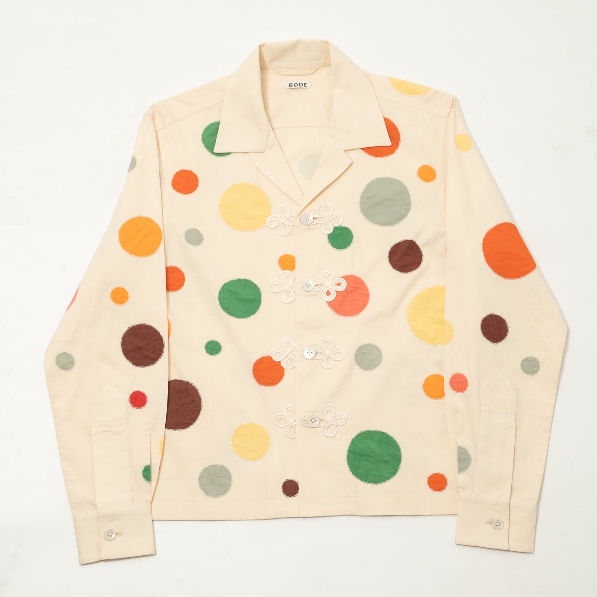 BODE Dotted Applique Long Sleeve Shirt