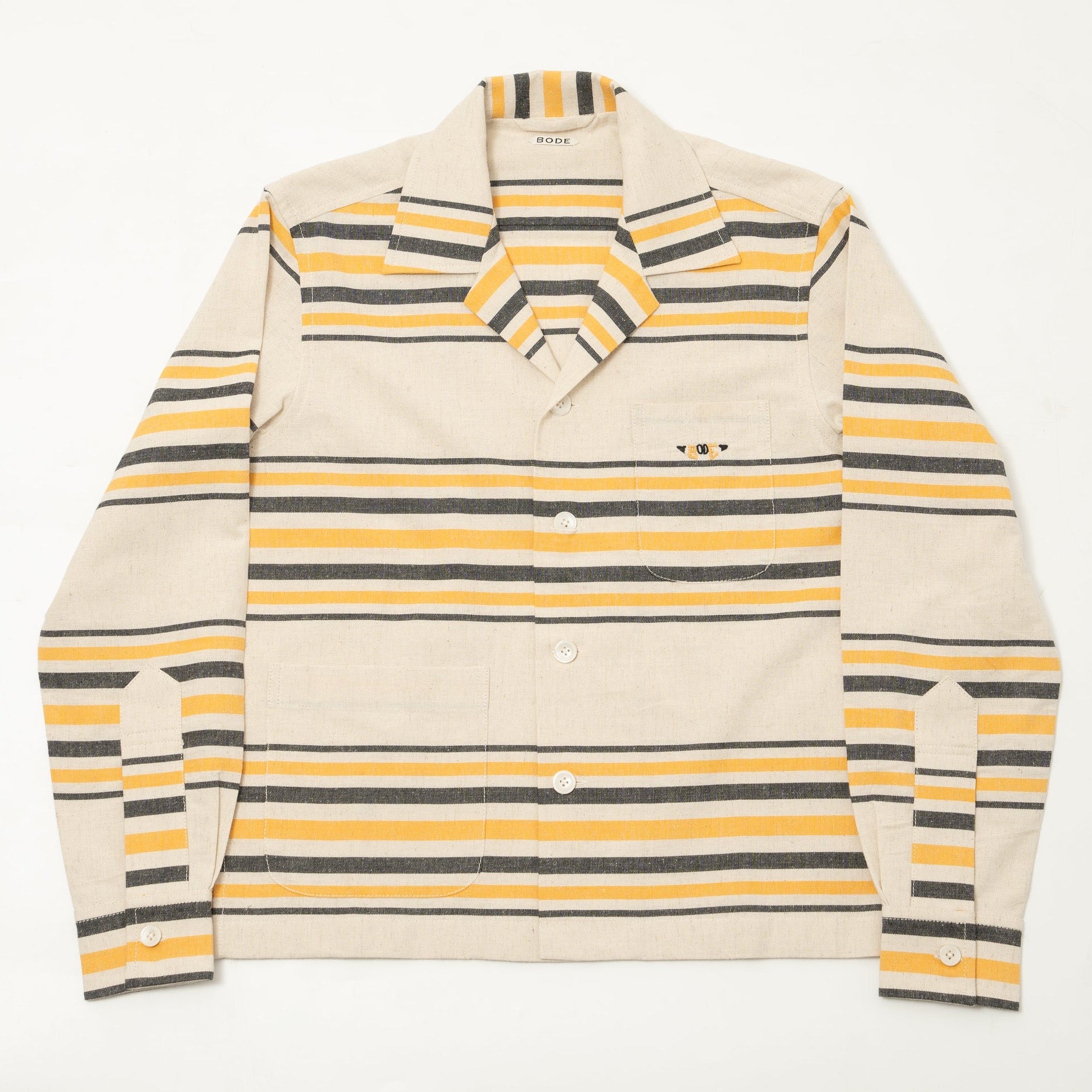 BODE Namesake Stripe Long Sleeve Shirt