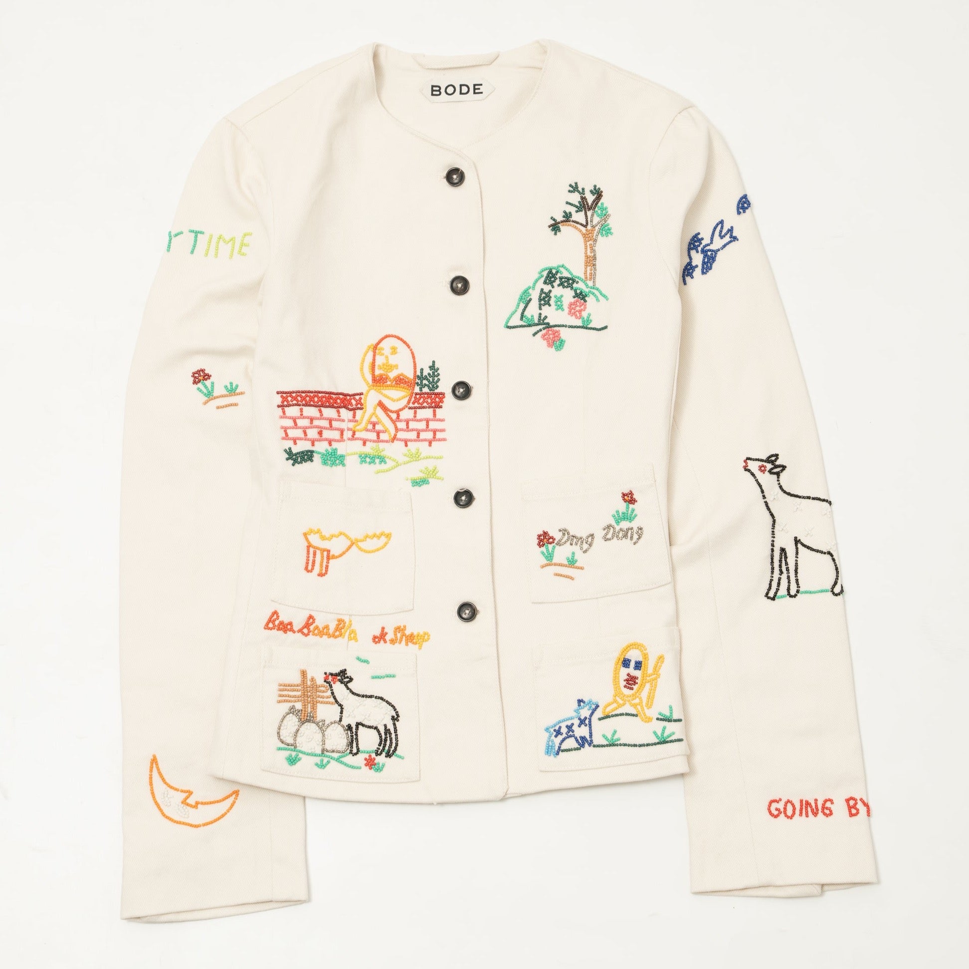 BODE Beaded Nursery Rhyme Jacket