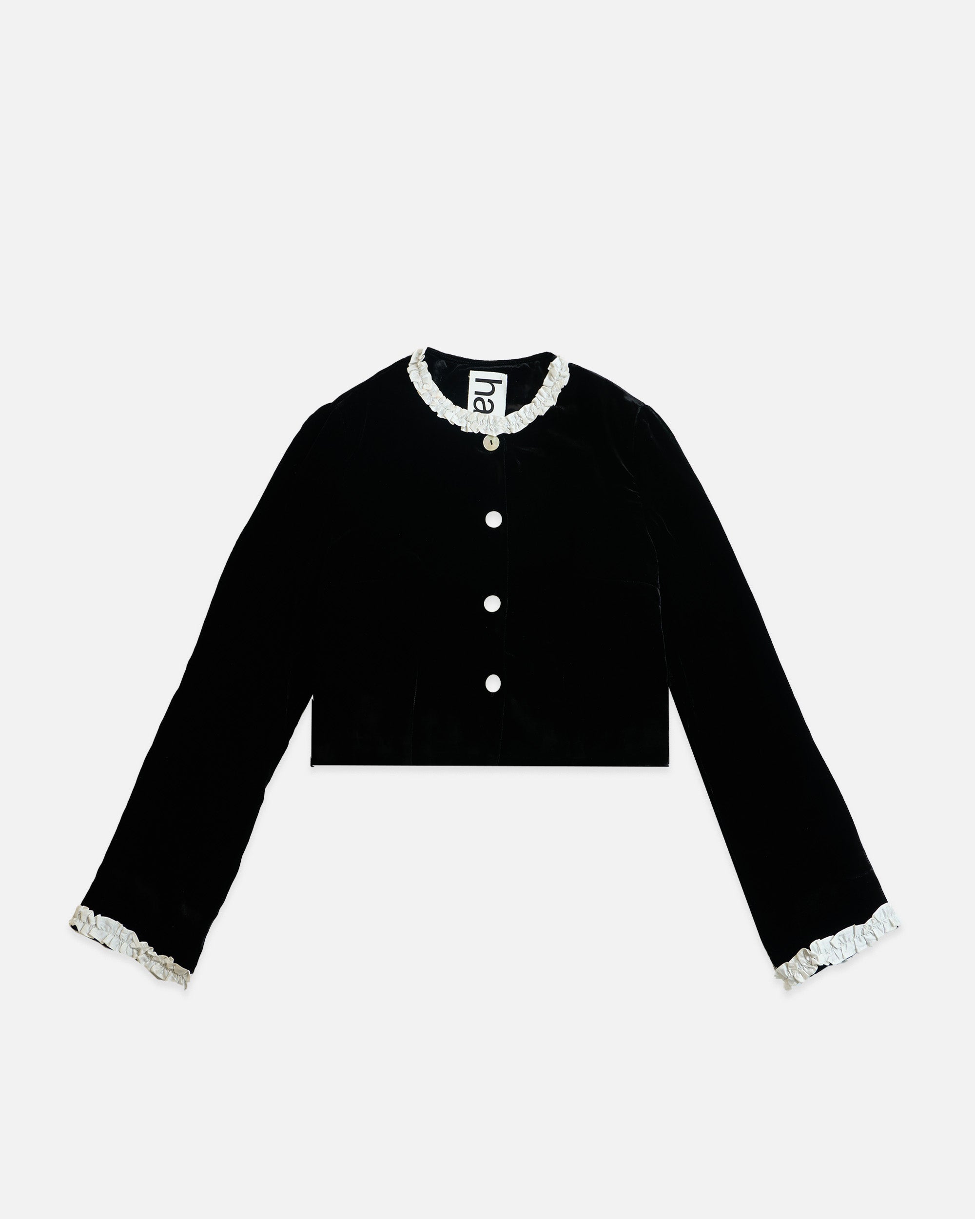 Home of Hai Madeleine Jacket Black Ivory