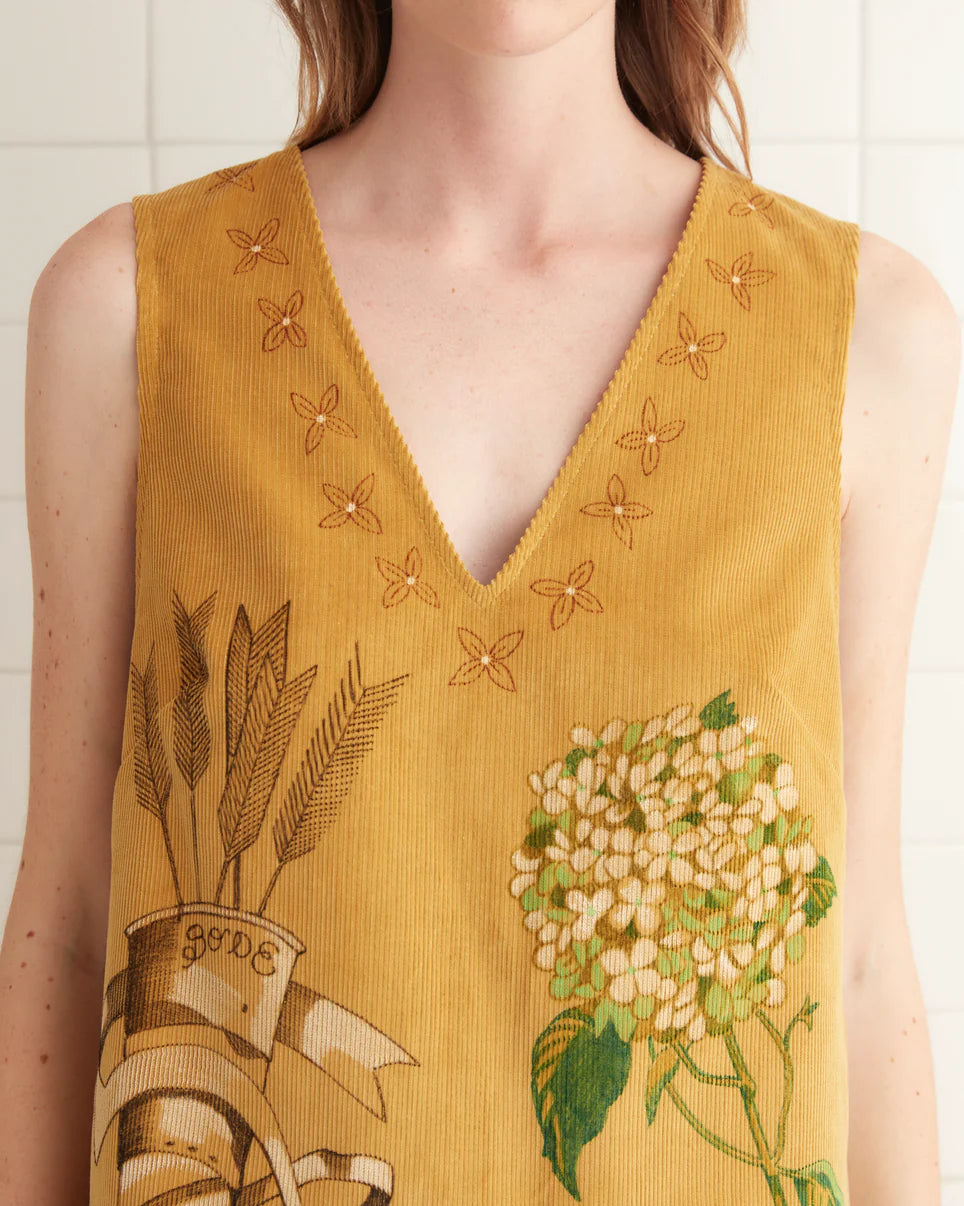 Bode Senior Cord - Hydrangea Dress