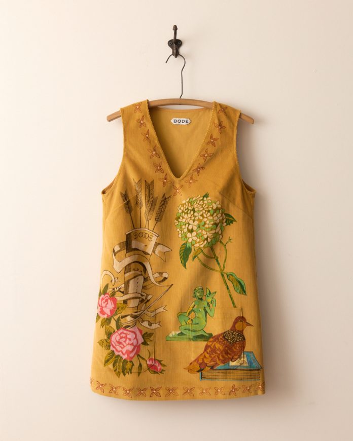 Bode Senior Cord - Hydrangea Dress