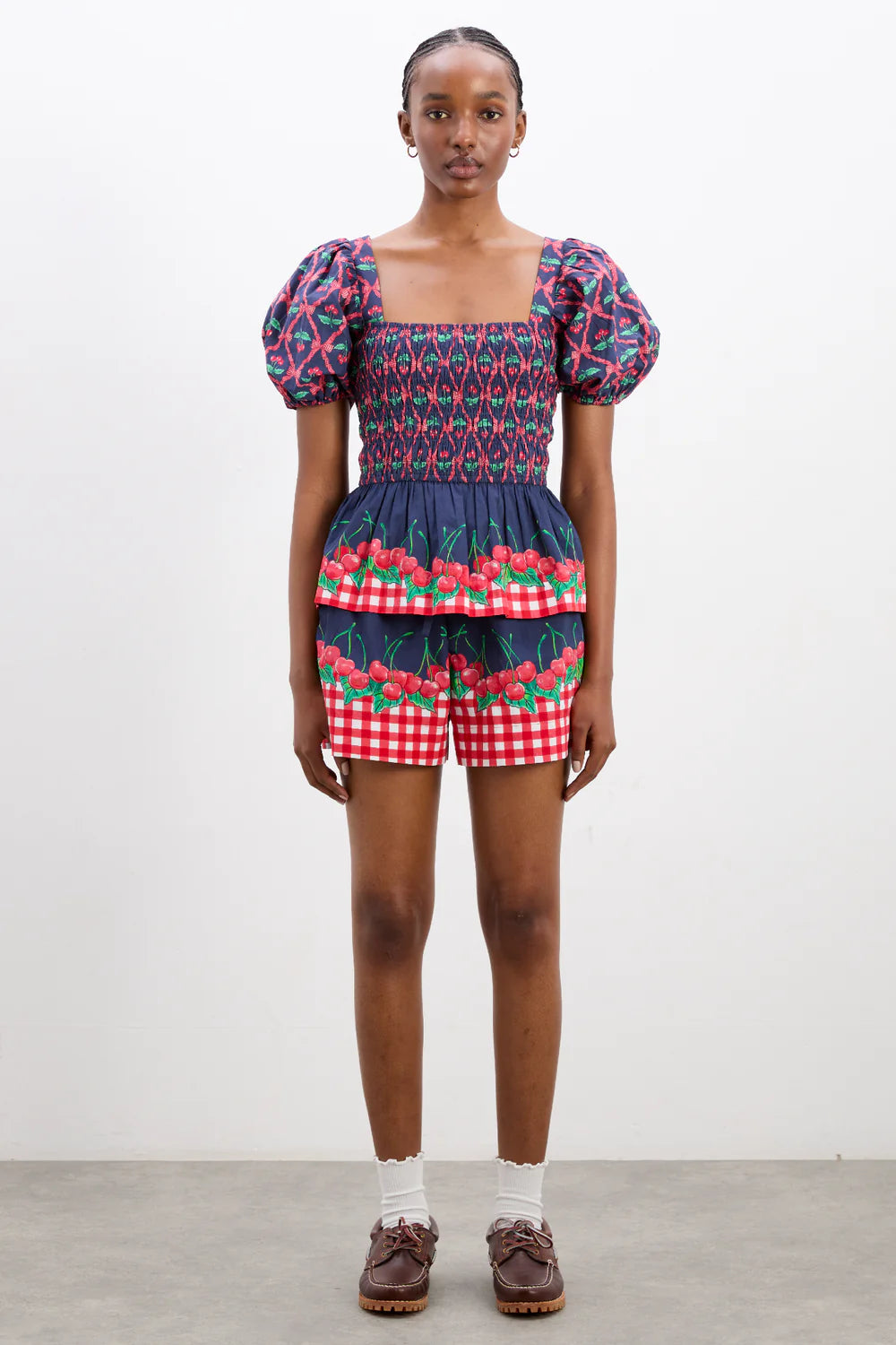 Damson Madder Allegra Blouse - Cherry Pie