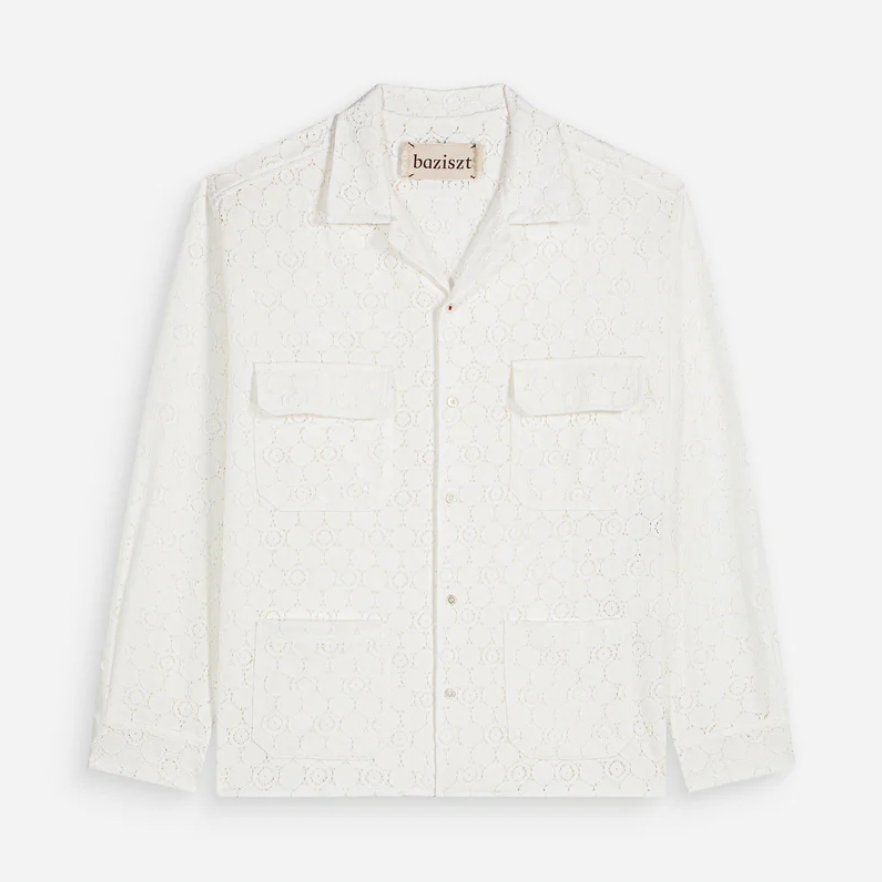 Baziszt Losange Shirt White