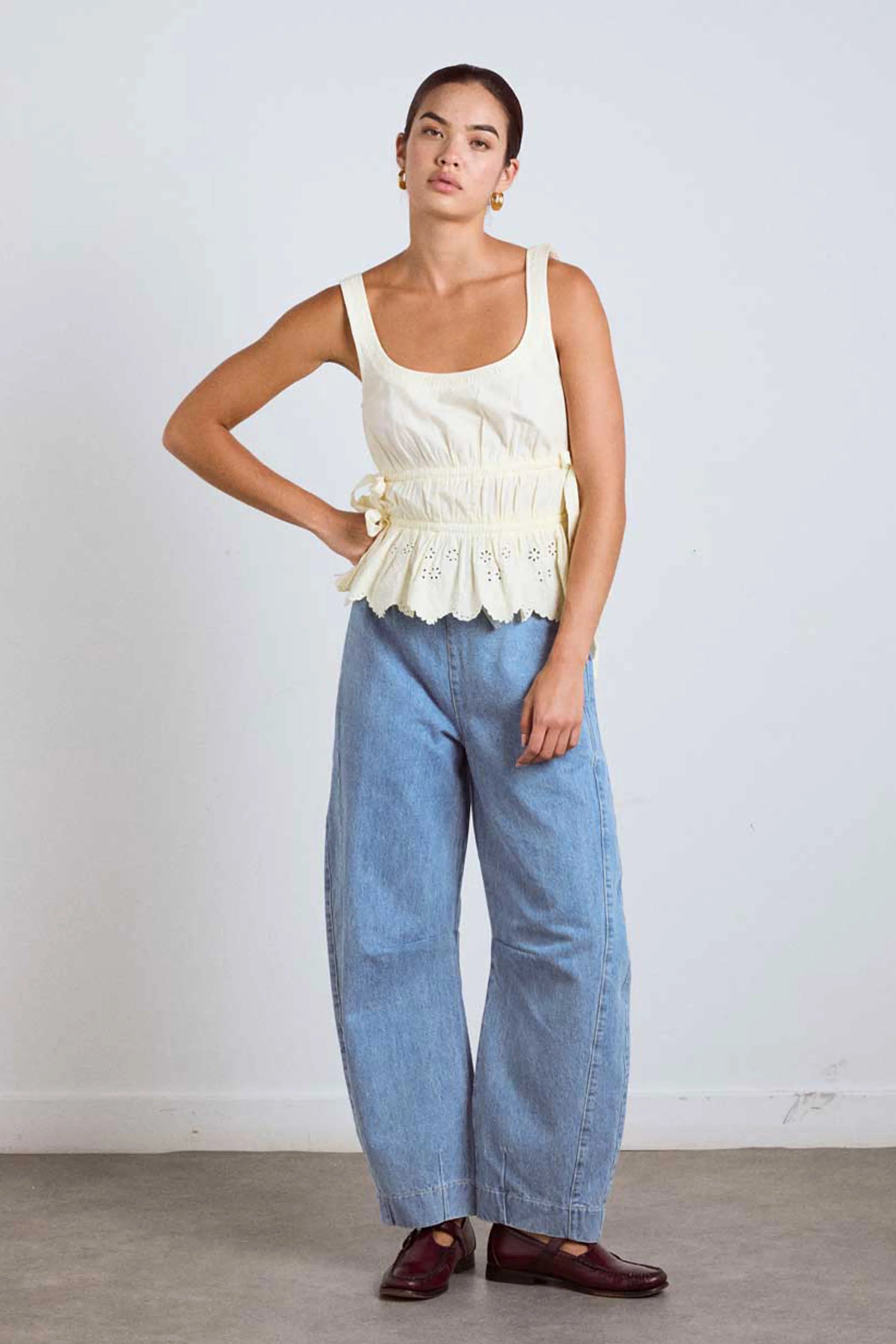Damson Madder Felix Jeans - River Wash