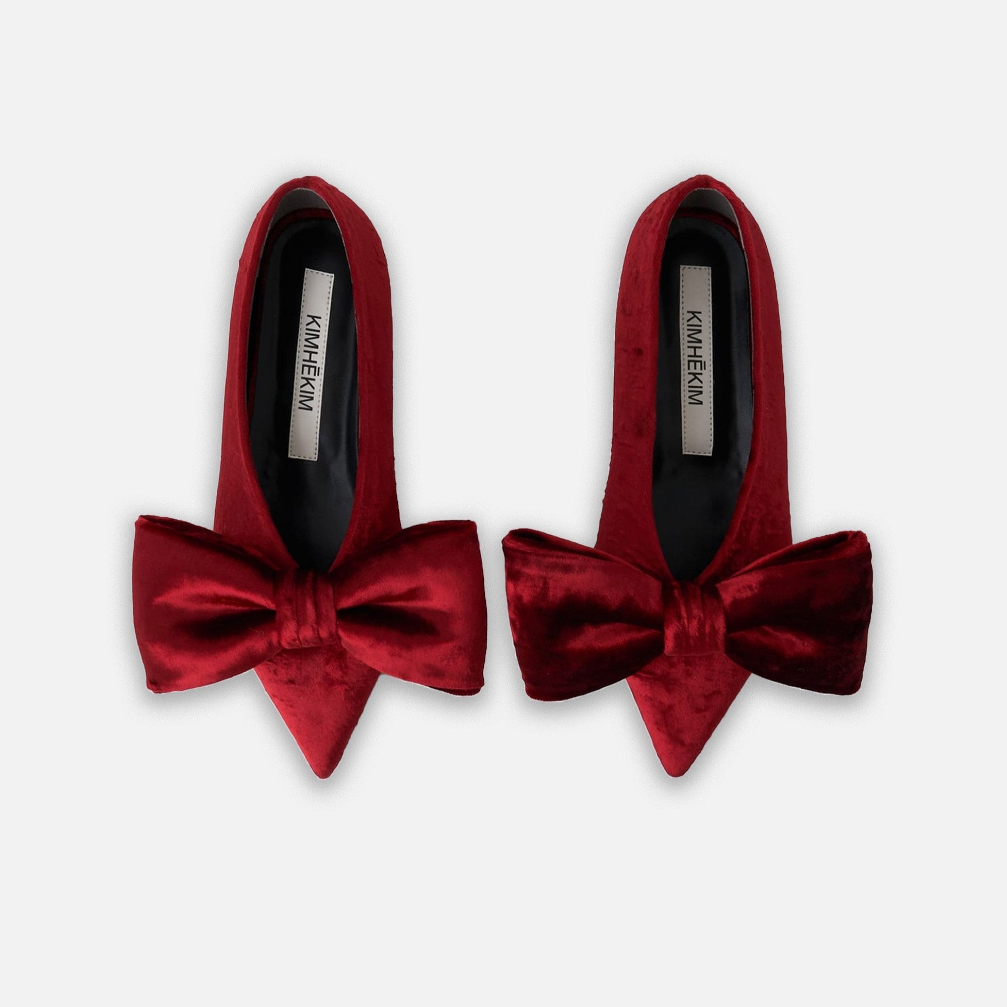 KIMHEKIM MONROE BALLERINA FLAT RED